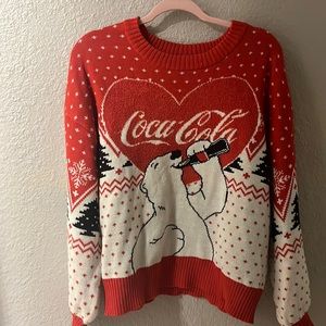 Christmas coca-cola sweater!!
